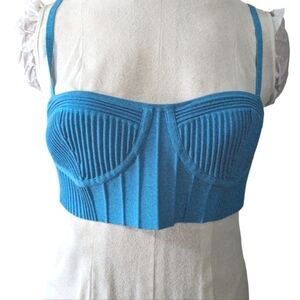 Retrofete GABI BANDAGE KNIT TOP...Size.Large